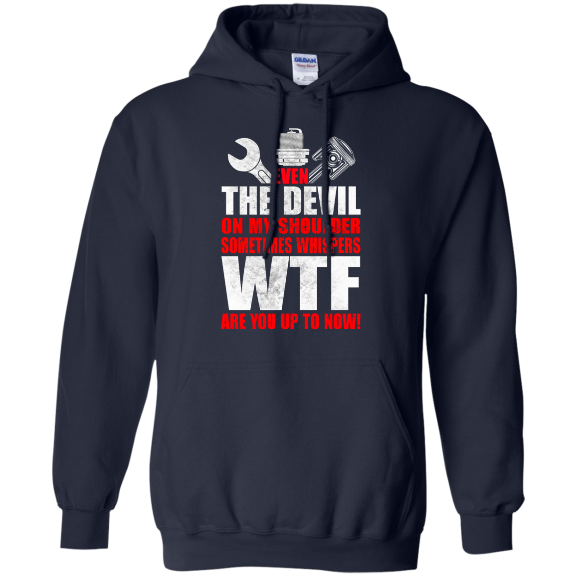 Mechanic - Even The Devil On My Shoulder Sometimes Whispers T-shirt - TeeDragons