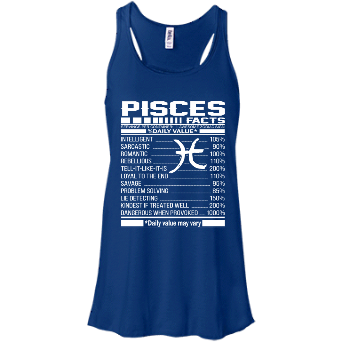 Pisces Facts - Awesome Zodiac Sign - %Daily Value Shirt, Hoodie, Tank - TeeDragons