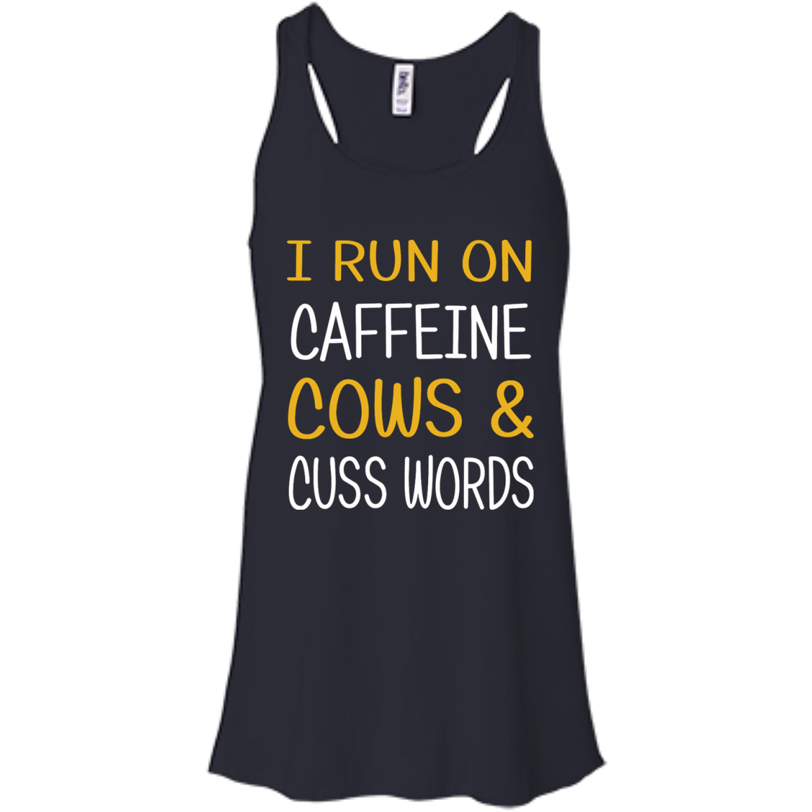 I Run On Caffeine Cows & Cuss Words Shirt, Hoodie, Tank - TeeDragons