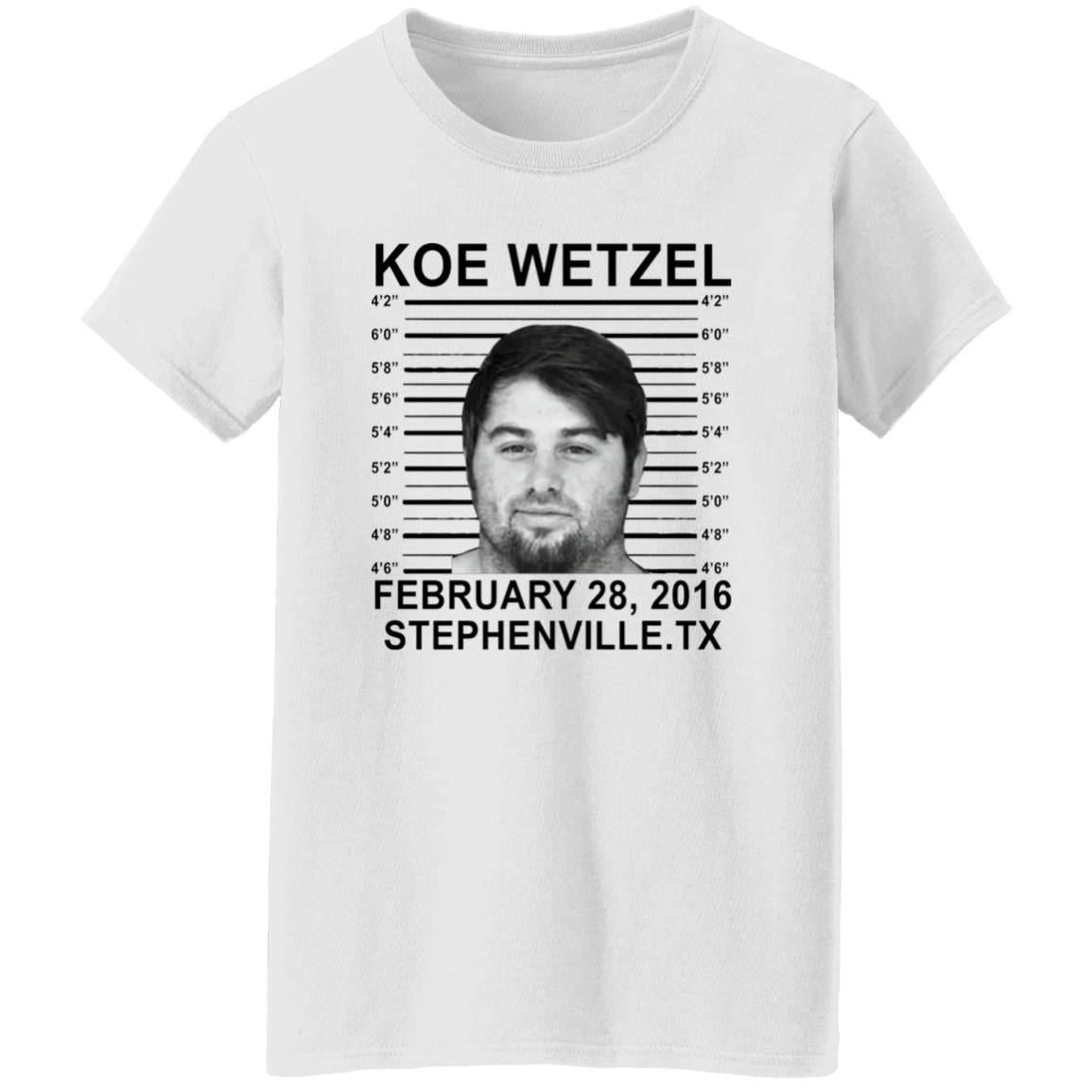 Koe Wetzel Mugshot Shirt