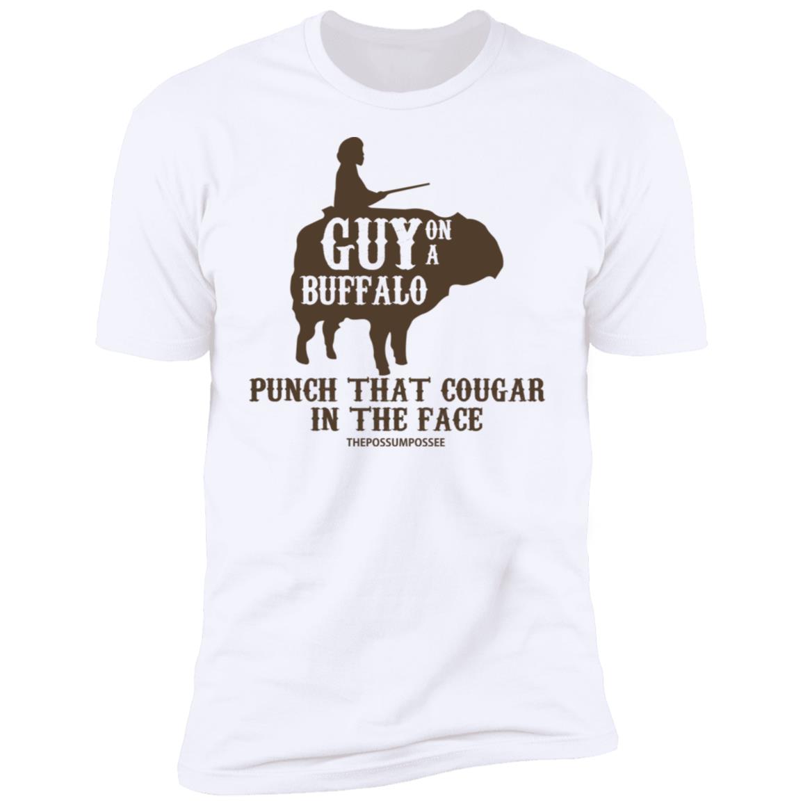Guy On A Buffalo Punch That Cougar In The Face Shirt