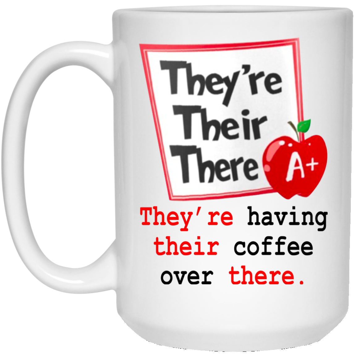 They're Having Their Coffee Over There Mugs - TeeDragons
