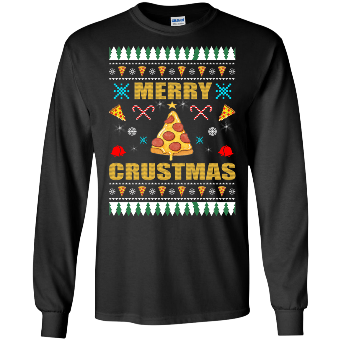 Merry Crustmas Christmas Sweater - TeeDragons