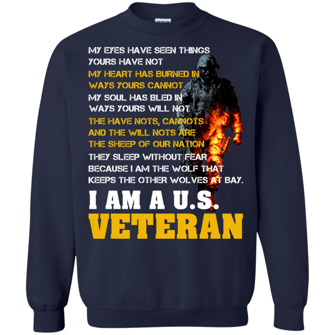My Eyes Have Seen Things - I Am A U.S Veteran T-Shirt - TeeDragons