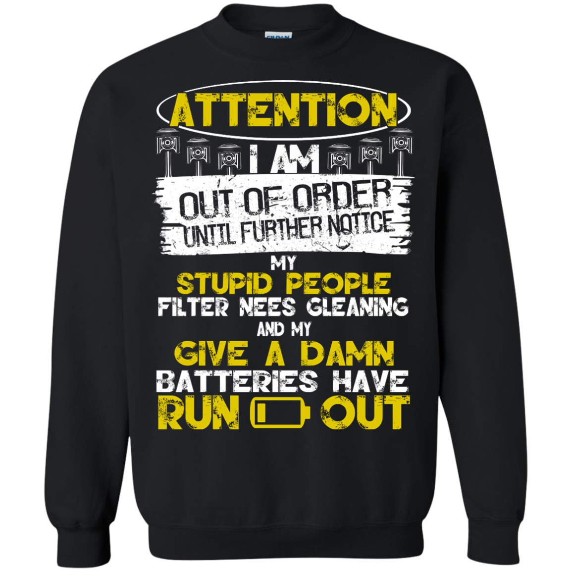 Mechanic Attention T-Shirt, Hoodie, Tank, Long Sleeve - TeeDragons
