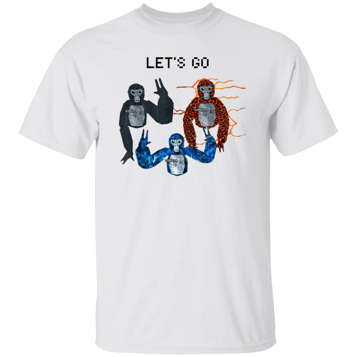 Gorilla Tag Monke Vr Gamer Let’s Go Shirt