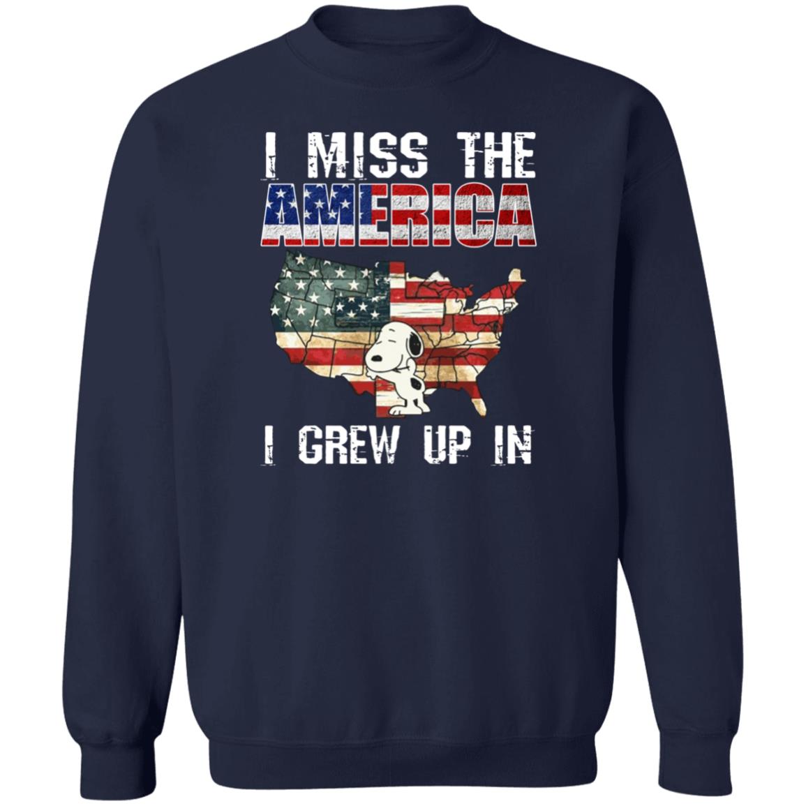 Snoopy I Miss The America I Grew Up In Shirt