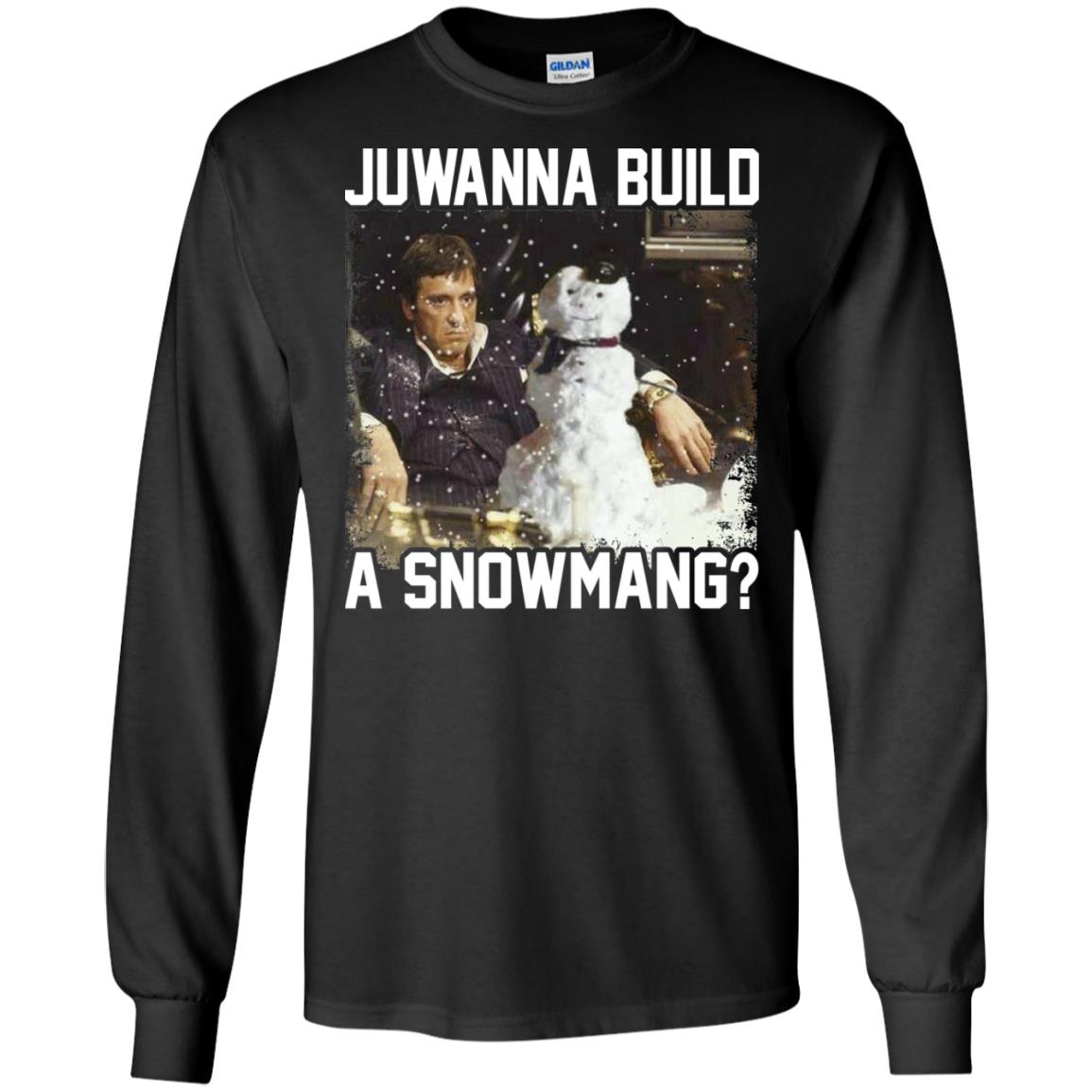 Juwanna Build A Snowmang Christmas Sweater - TeeDragons
