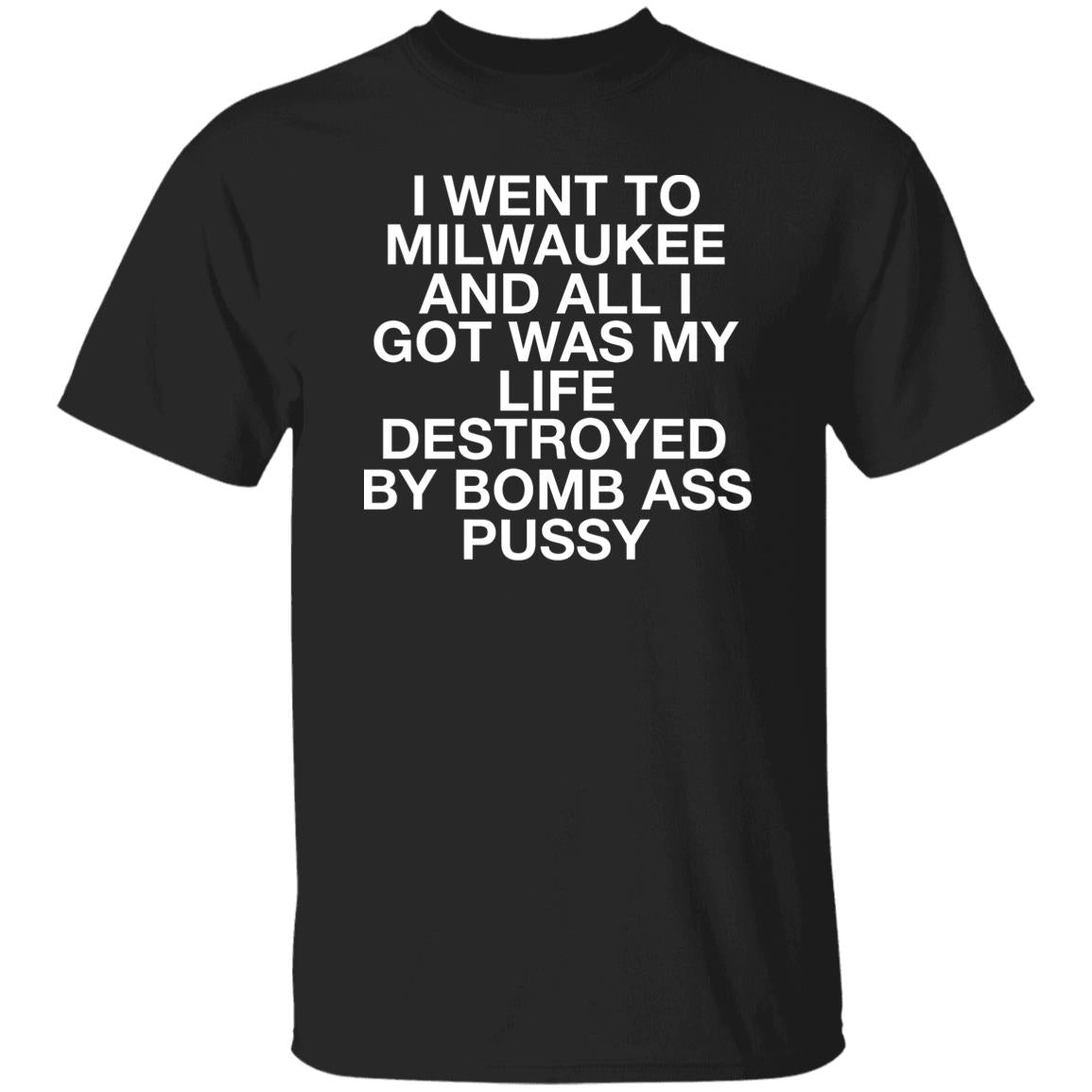 I Went To Milwaukee And All I Got My Life Destroyed Shirt