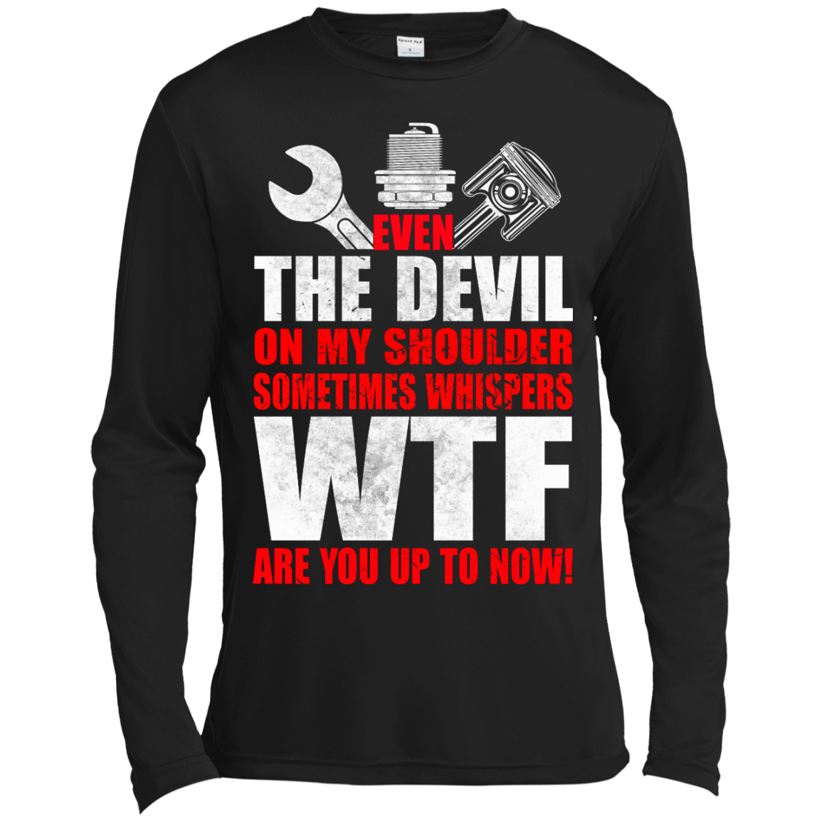 Mechanic - Even The Devil On My Shoulder Sometimes Whispers T-shirt - TeeDragons