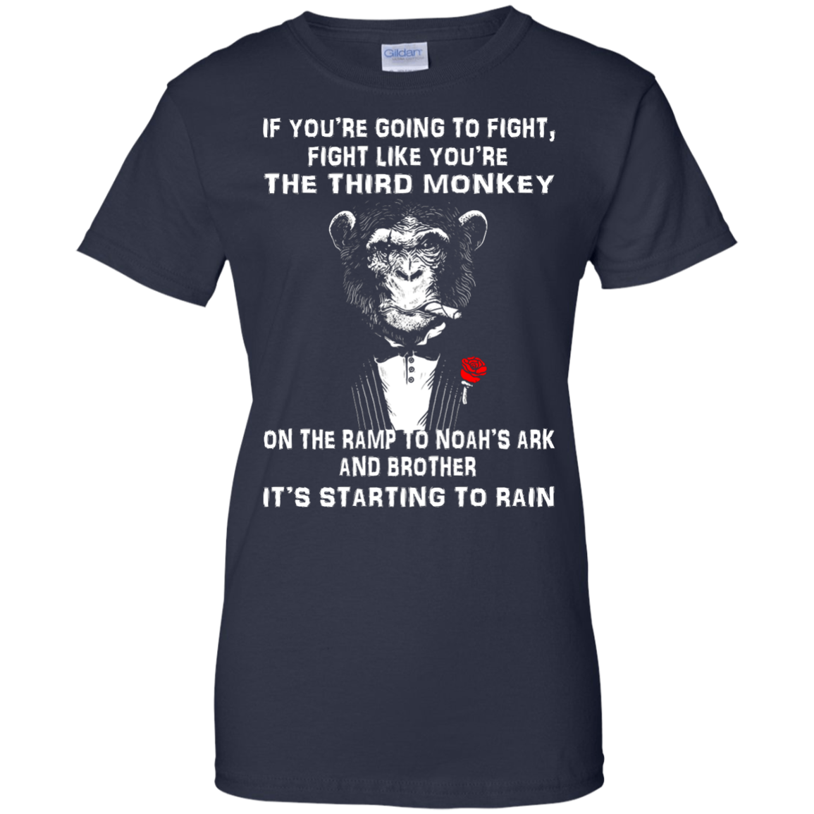 If You're Going To Fight, Fight Like You're The Third Monkey T-Shirt - TeeDragons