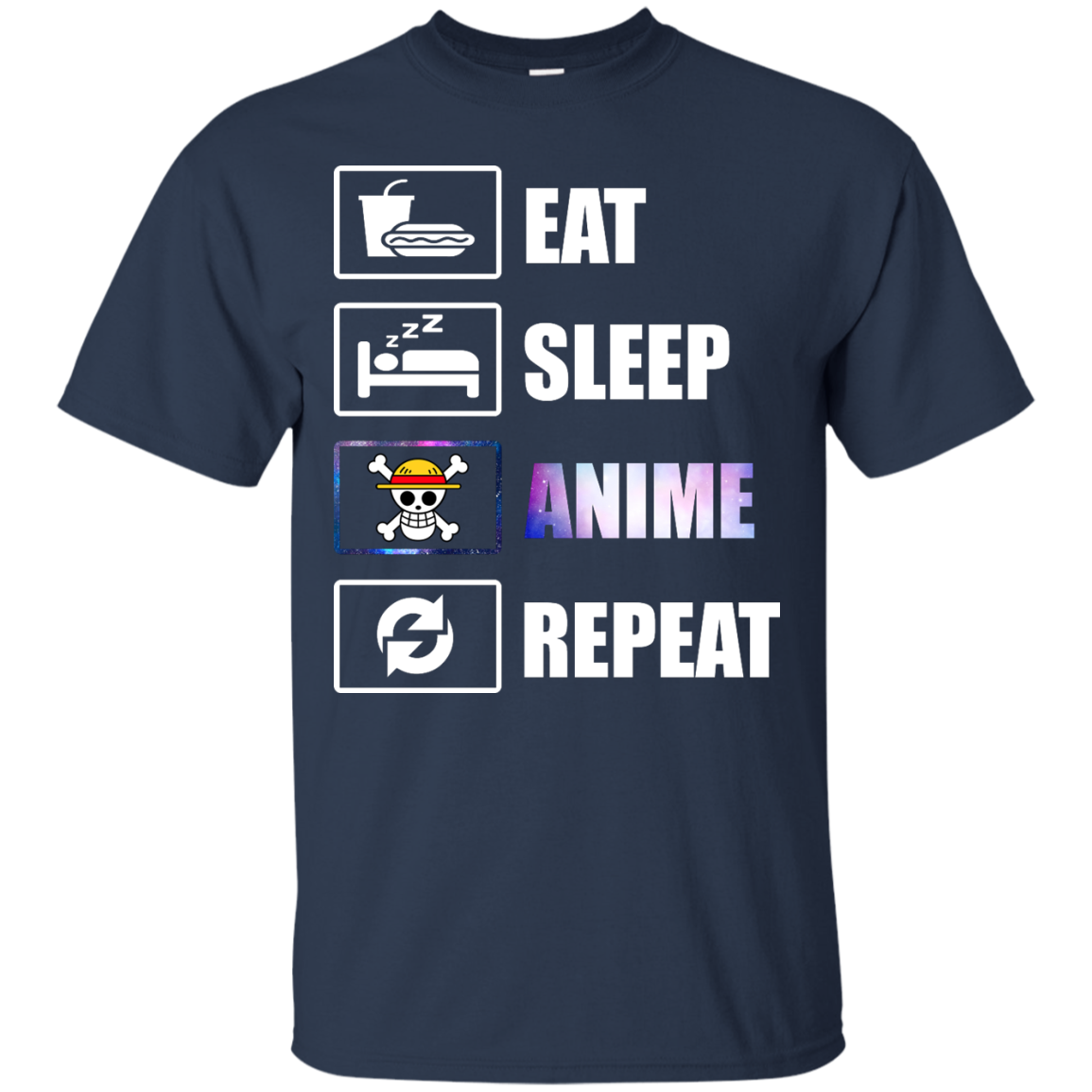 Eat Sleep Anime Repeat Shirt, Hoodie - TeeDragons