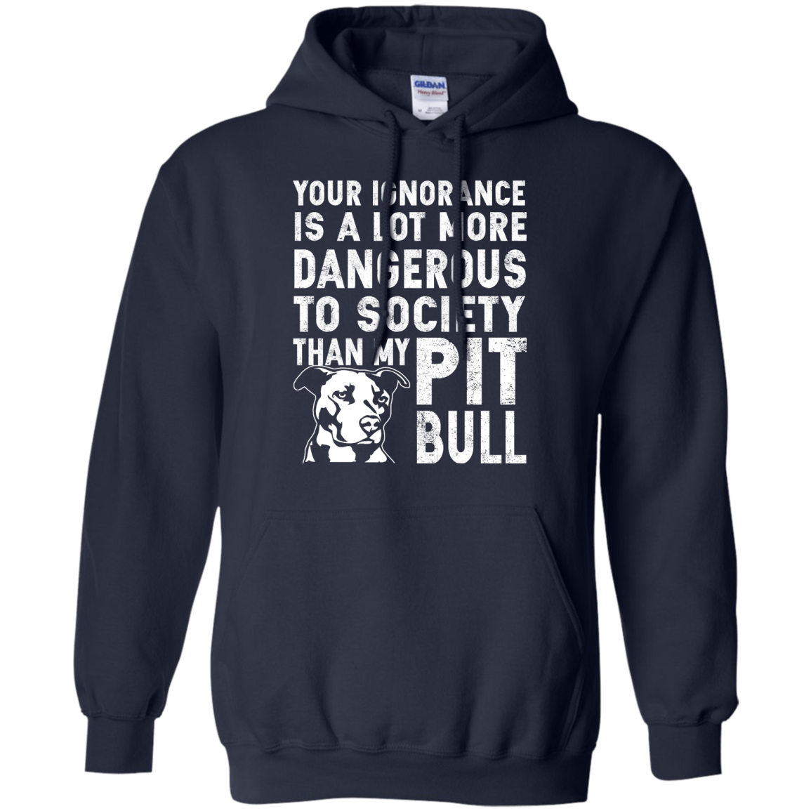 Your Ignorance Is A lot More Dangerous To Society Than My Pitbull Shirt, Tank - TeeDragons