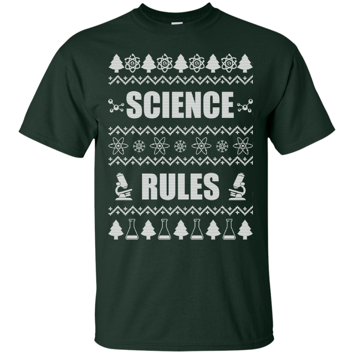 Science Rules Christmas Sweater, Hoodie - TeeDragons