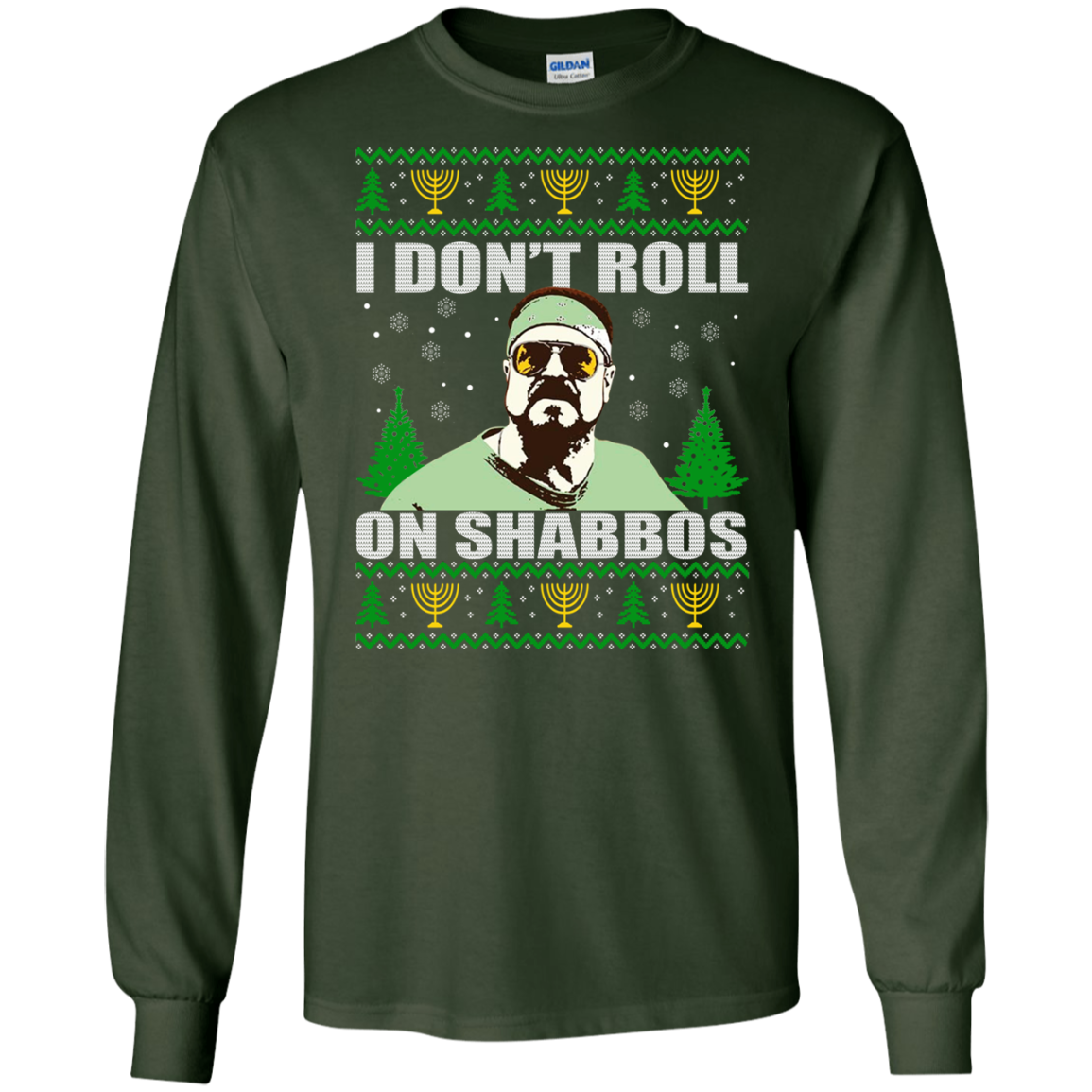 I Don’t Roll on Shabbos Ugly Christmas Sweater - TeeDragons