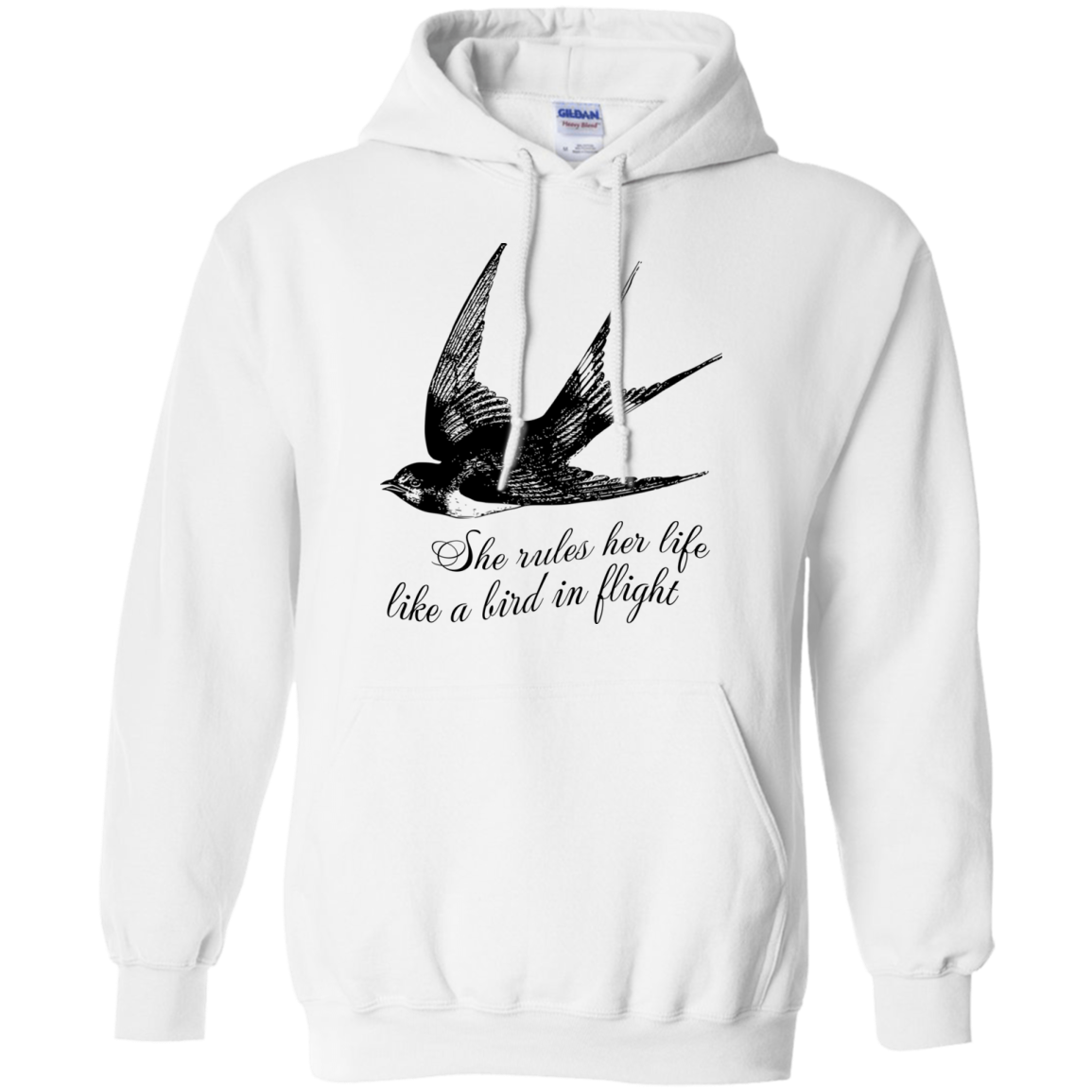 She Rules Her Life Like A Bird In Flight Shirt, Hoodie, Tank - TeeDragons