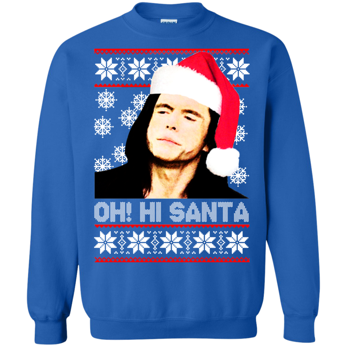 The Room - Oh! Hi Santa Christmas Sweater - TeeDragons
