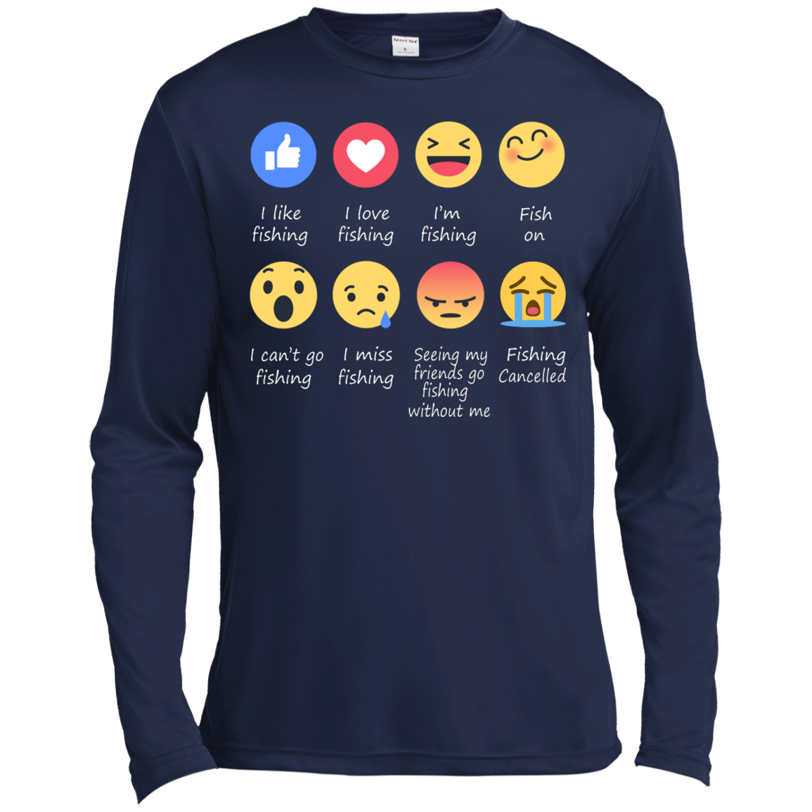 Fishing Emotion Shirt, Hoodie, Tank - TeeDragons