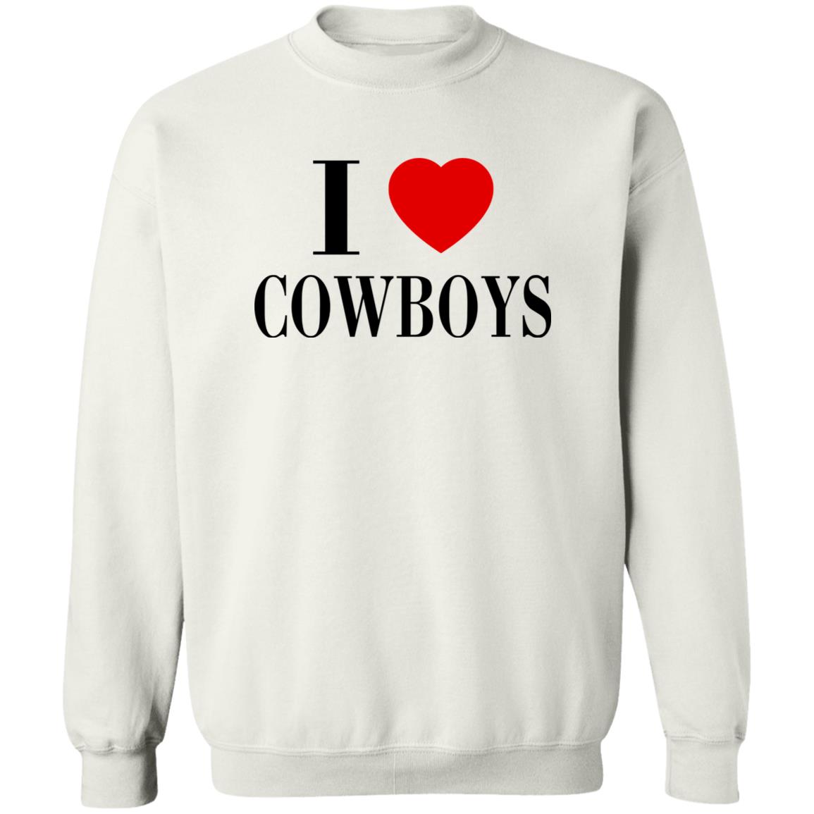 I Love Cowboys Shirt