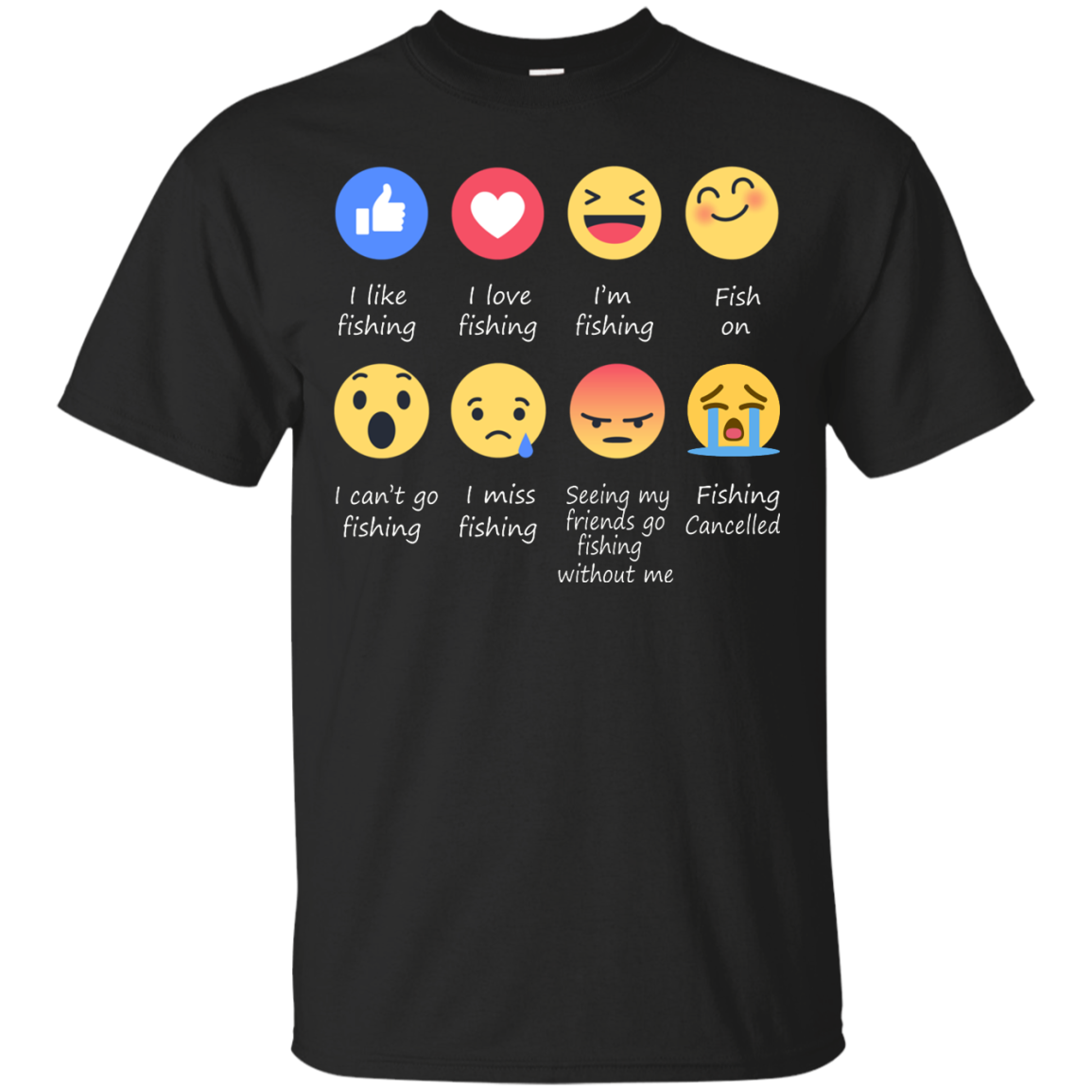 Fishing Emotion Shirt, Hoodie, Tank - TeeDragons