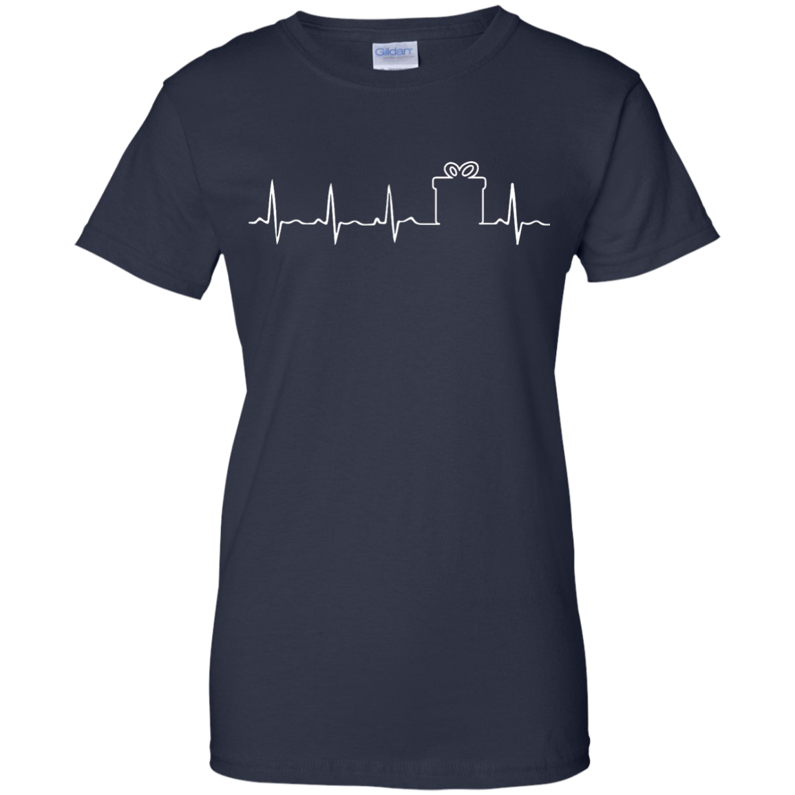 Christmas Gift Box HeartBeat T-shirt, Hoodie, Tank - TeeDragons