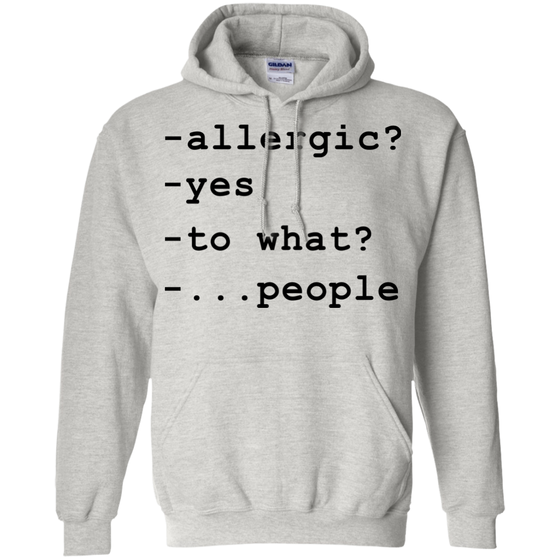 Allergic Shirt, Hoodie, Tank - TeeDragons