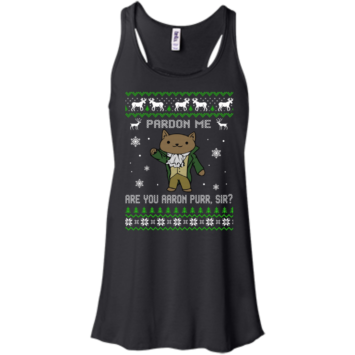 Hamilcat Christmas Sweater - Pardon Me Aaron Purr, Sir? - TeeDragons