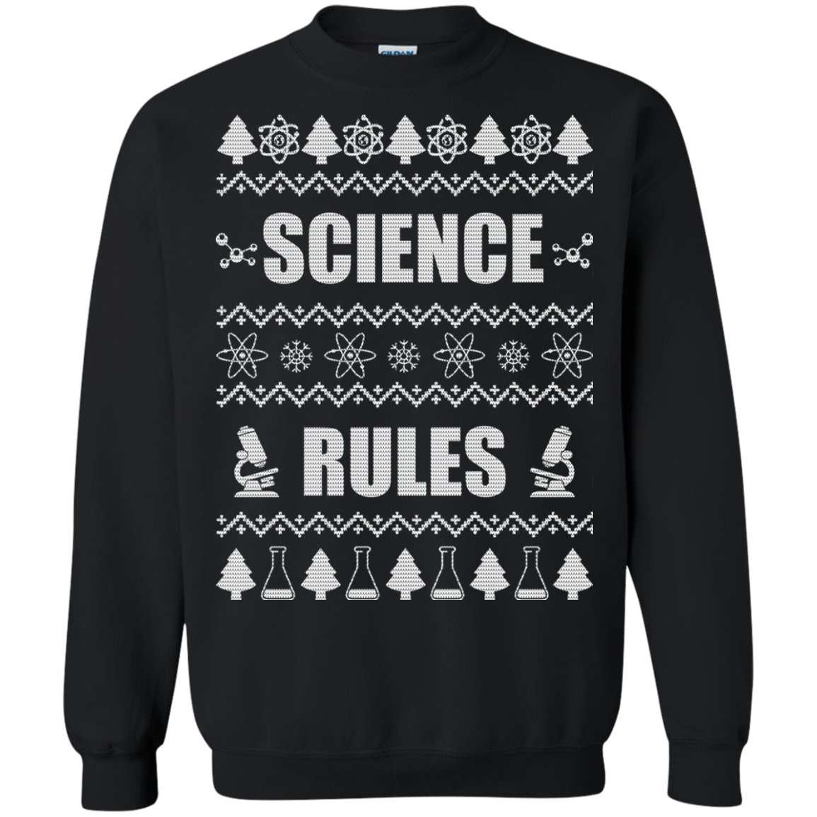 Science Rules Christmas Sweater, Hoodie - TeeDragons