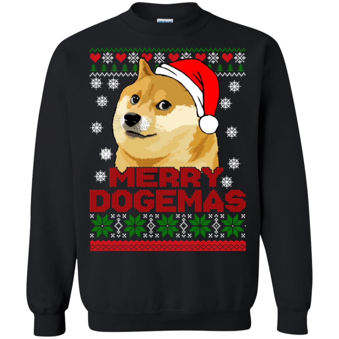 Merry Dogemas Christmas Sweater - TeeDragons