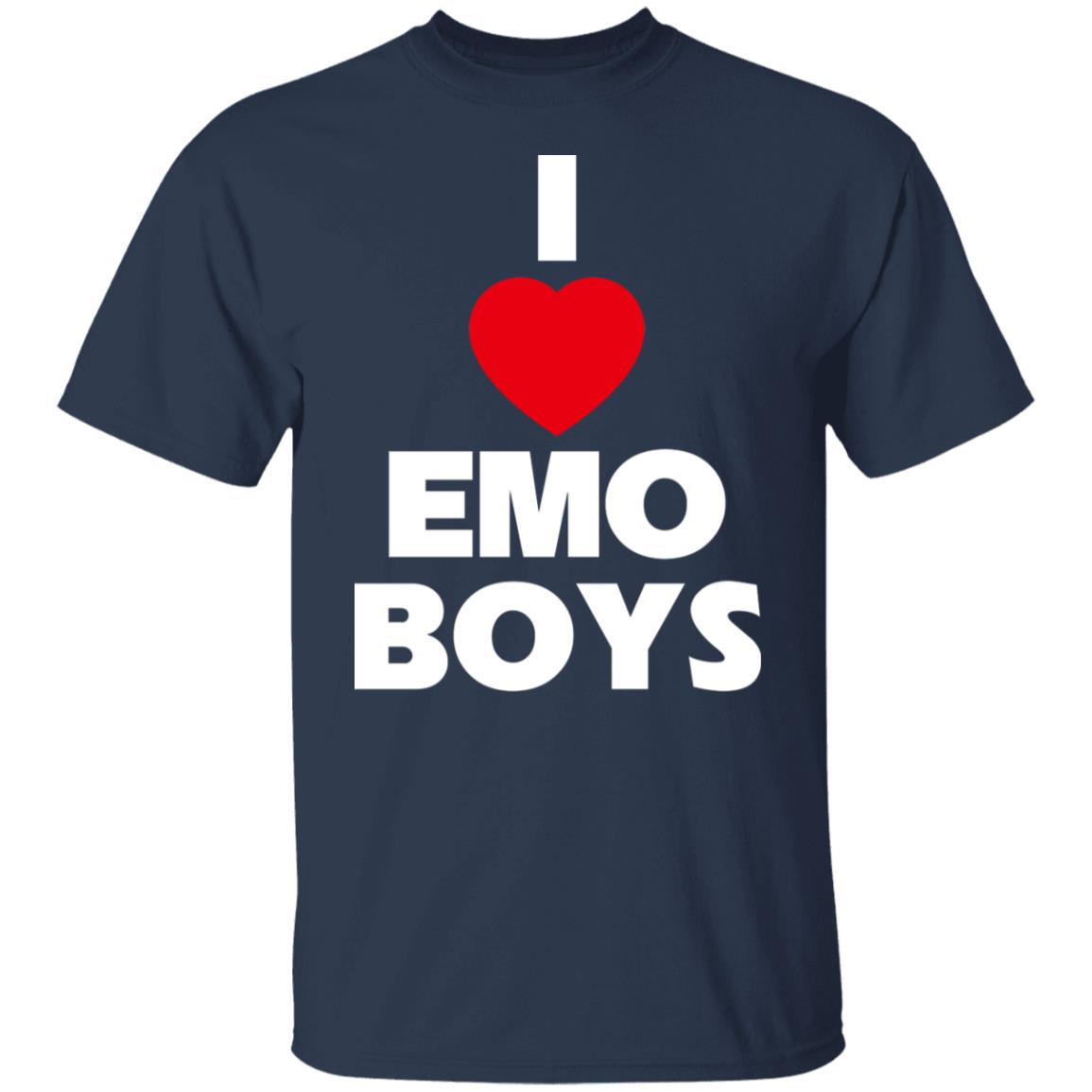 I Love Emo Boys Shirt
