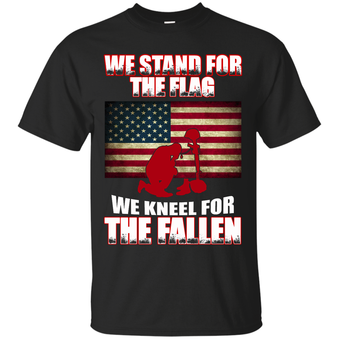 We Stand For The Flag We Kneel For The Fallen Shirt, Hoodie, Tank - TeeDragons