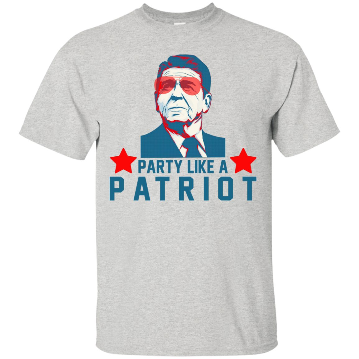 Reagan Party Like A Patriot Shirt, Hoodie, Tank - TeeDragons
