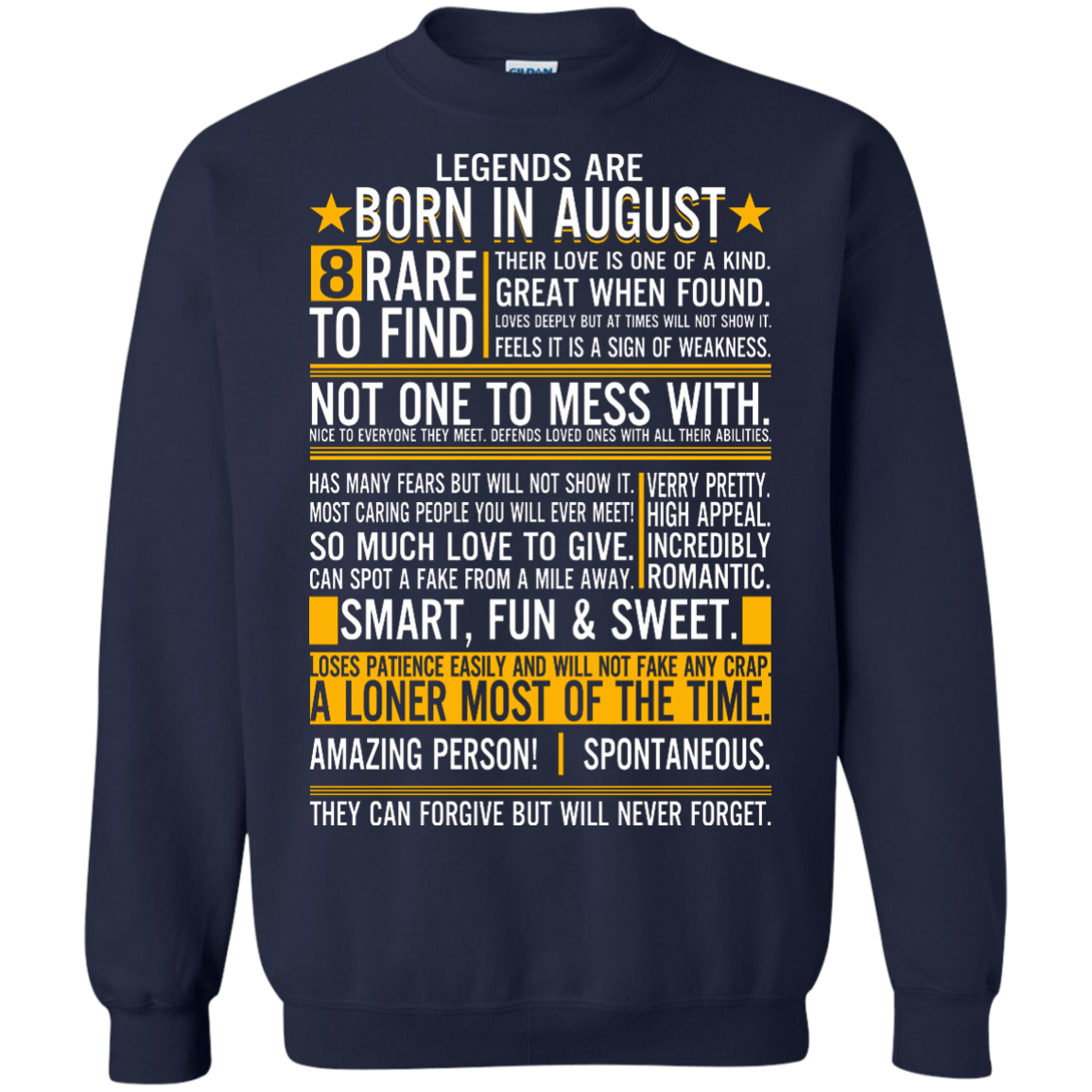 Legends Are Born In August - 8 Rare To Find Shirt, Hoodie, Tank - TeeDragons