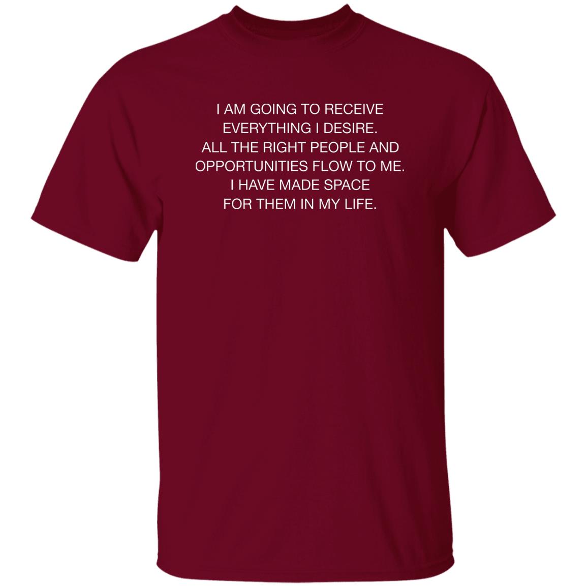 I Am Going To Receive Everything I Desire Hoodie
