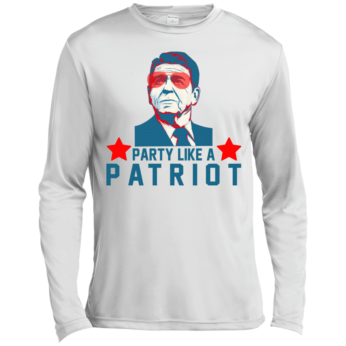 Reagan Party Like A Patriot Shirt, Hoodie, Tank - TeeDragons