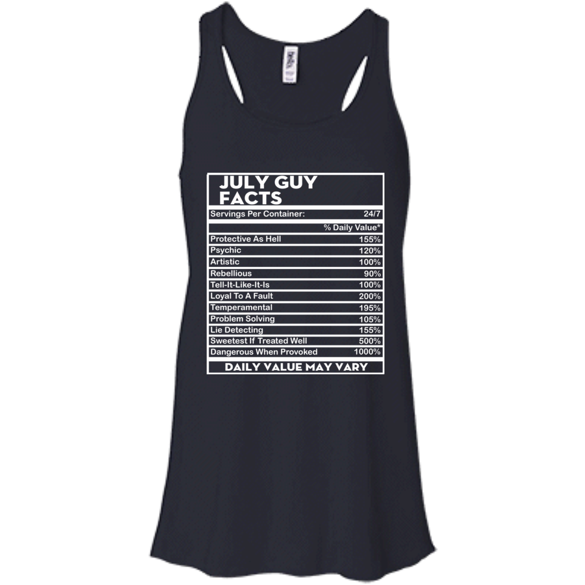 July Guy Facts - Servings Per Container 24/7 Shirt, Hoodie - TeeDragons