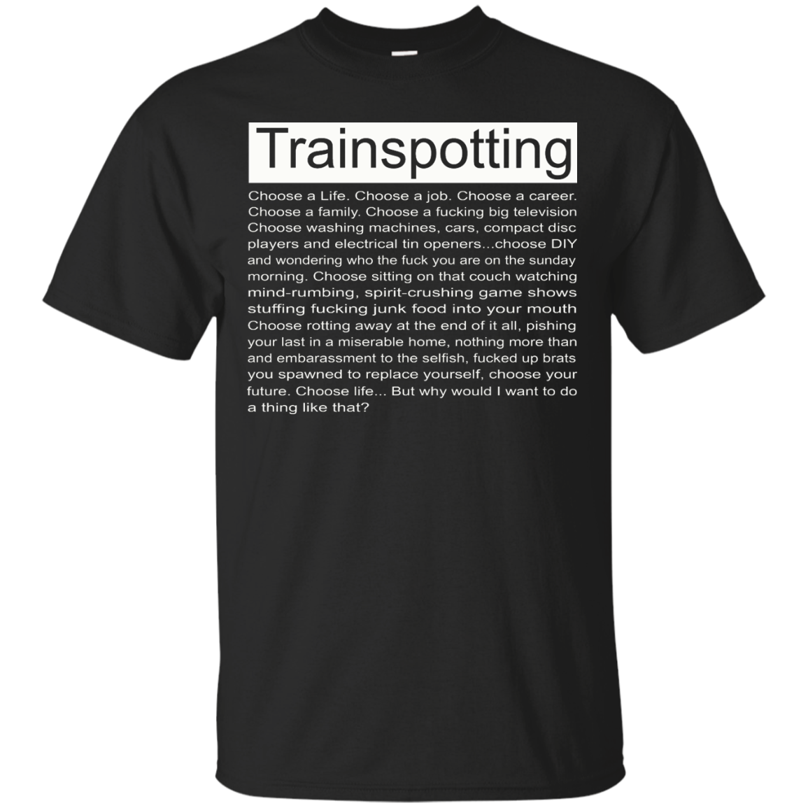 Trainspotting Shirt, Hoodie, Tank - TeeDragons