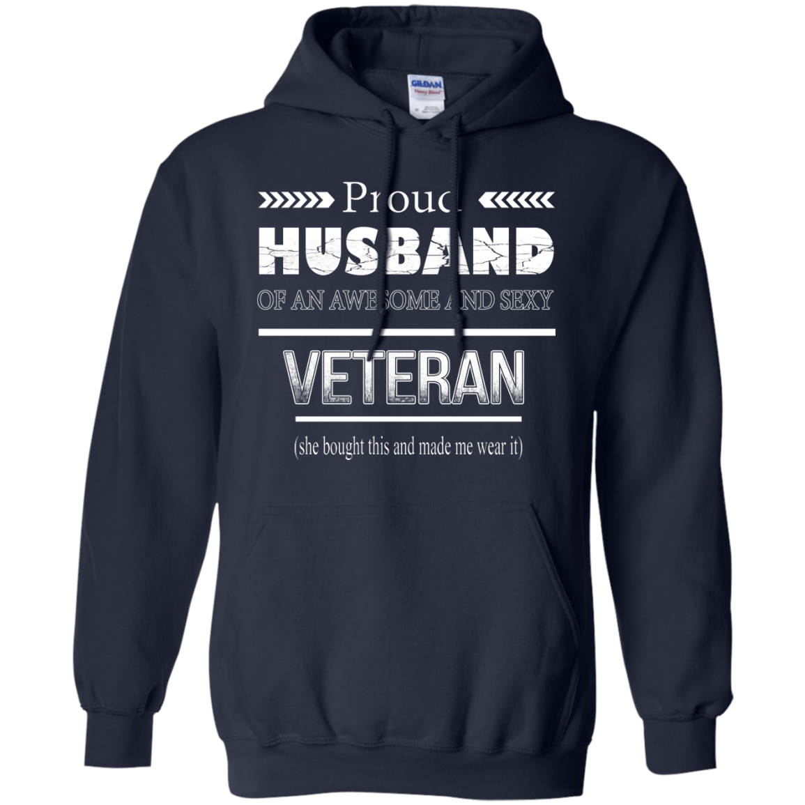 Proud Husband Of An Awesome Veteran T-Shirt, Hoodie, Tank - TeeDragons
