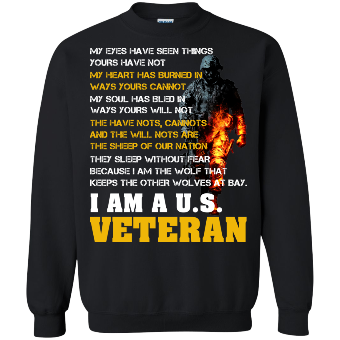 My Eyes Have Seen Things - I Am A U.S Veteran T-Shirt - TeeDragons