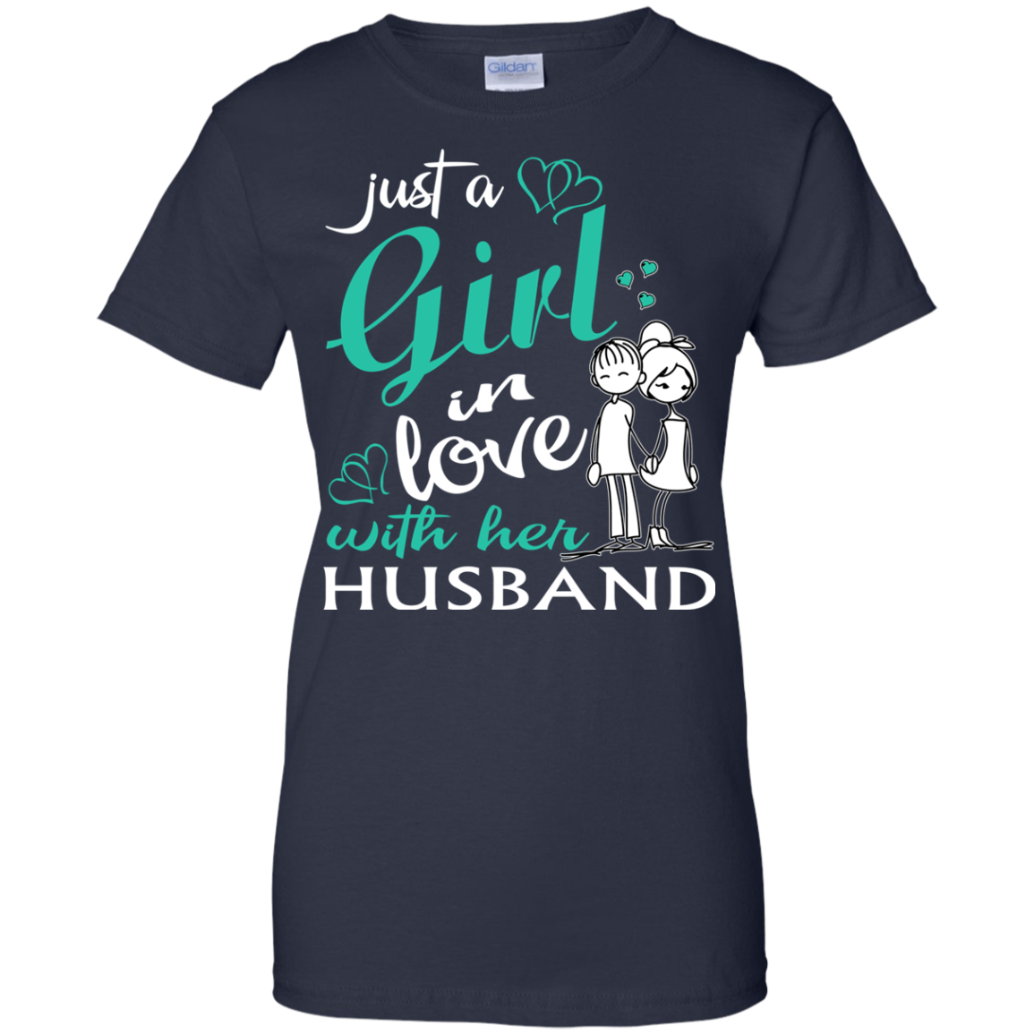 Just A Girl In Love With Her Husband Shirt, Hoodie, Tank - TeeDragons