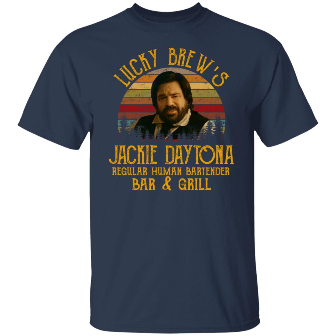 Lucky Brew’s Jackie Daytona Regular Human Bartender Shirt