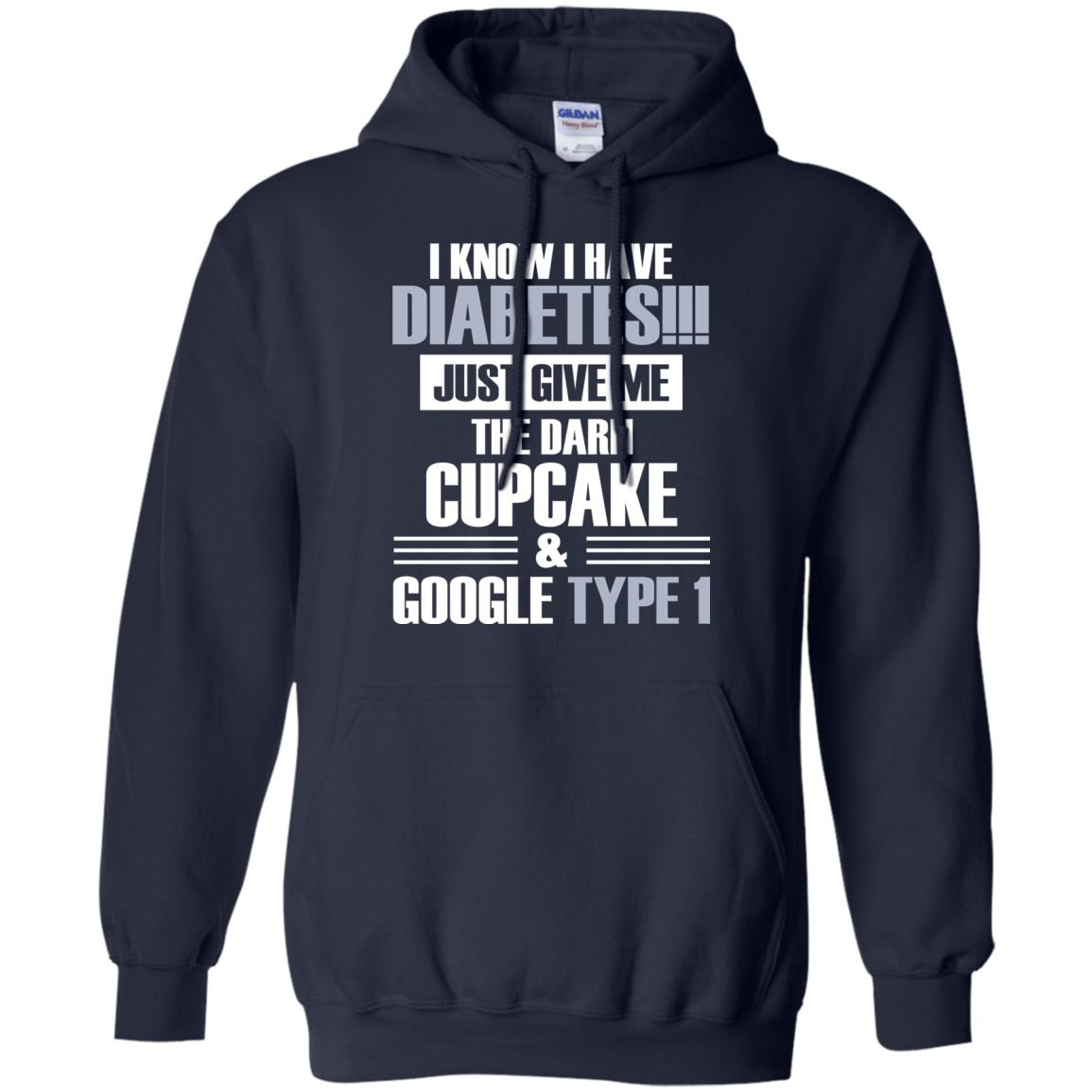 I Know I Have Diabetes Just Give Me The Darn Cupcake T-shirt - TeeDragons
