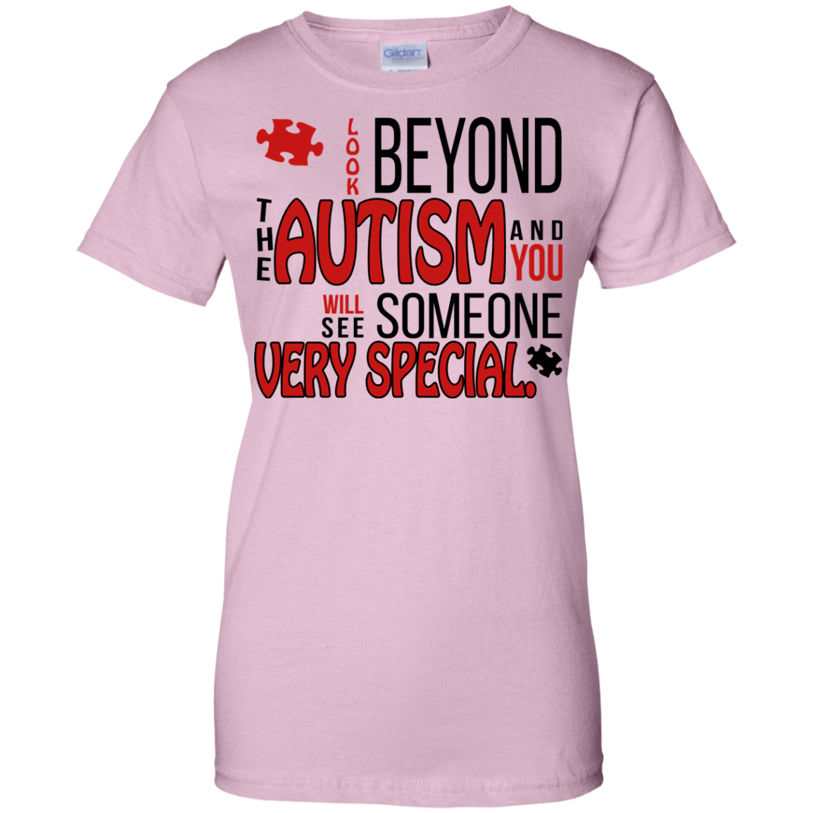 Look Beyond The Autism And You Will See Someone Very Special Shirt, Hoodie - TeeDragons