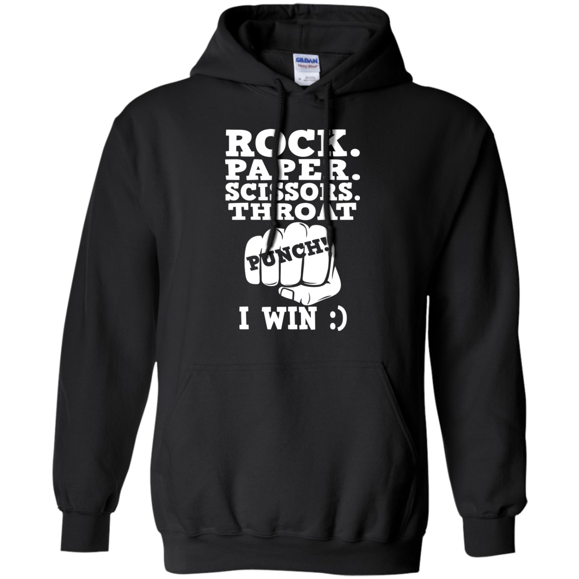 Rock Paper Scissors Throat Punch I Win Shirt, Hoodie - TeeDragons