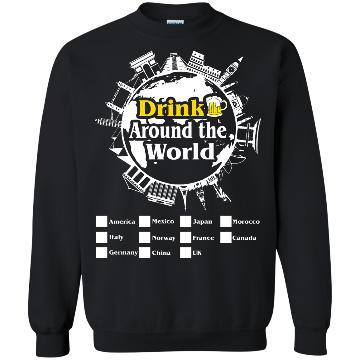 Drink Around The World Shirt, Hoodie, Tank - TeeDragons