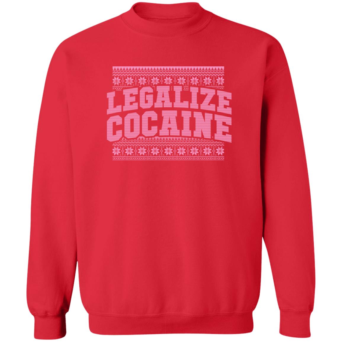 Legalize Cocaine Christmas Sweater
