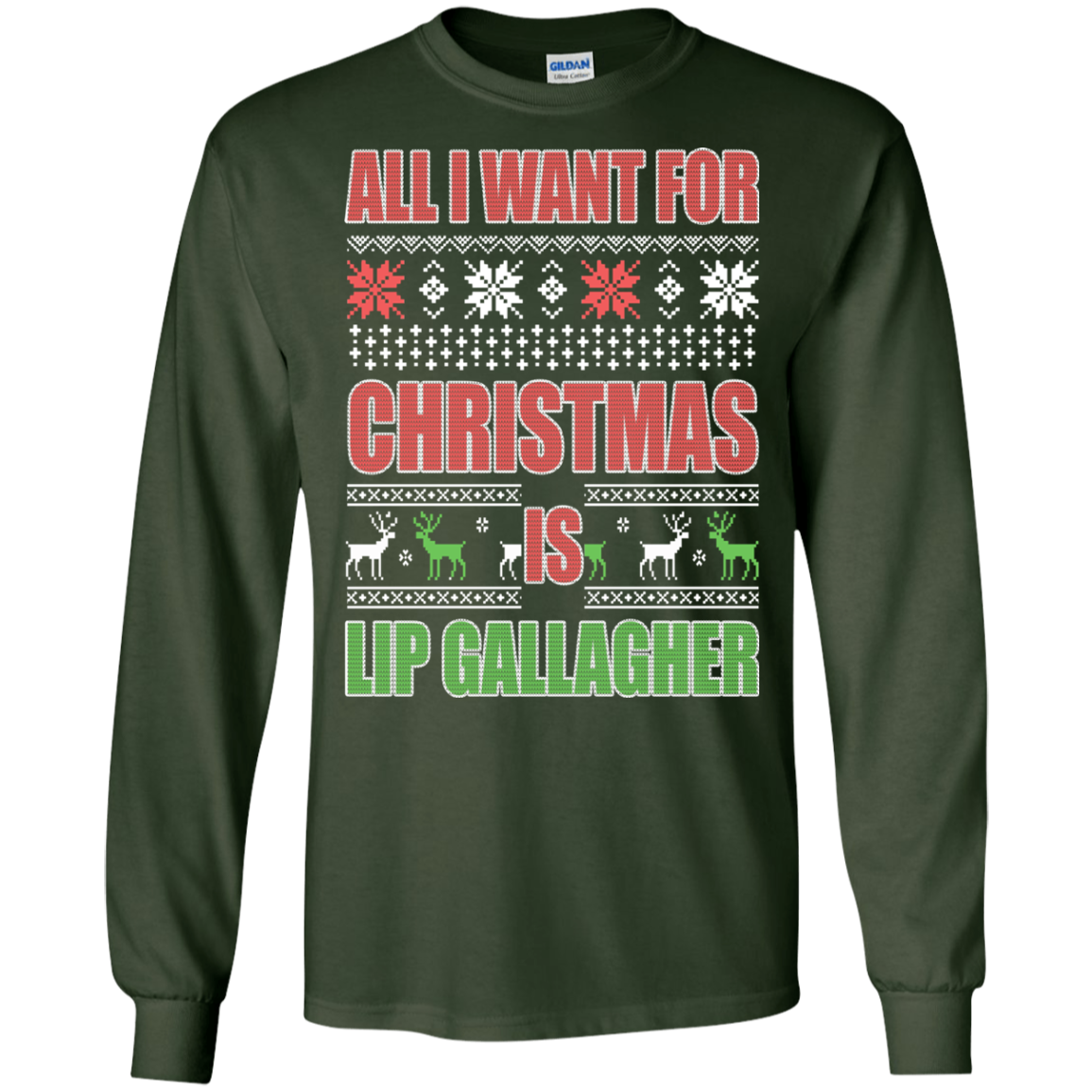 All I Want For Christmas Is Lip Gallagher Christmas Sweater - TeeDragons
