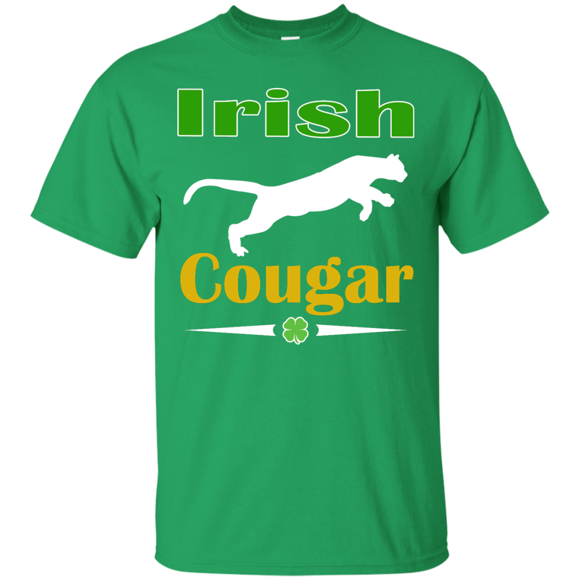 Irish Cougar Shirt - Hoodie - Tank - TeeDragons