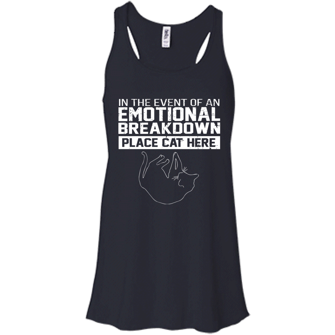 In The Event Of An Emotional Breakdown Place Cat Here Shirt, Hoodie, Tank - TeeDragons