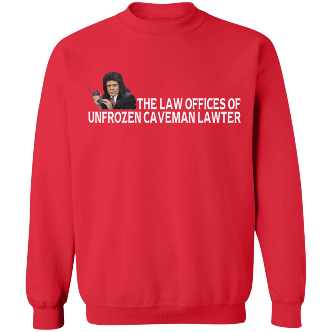 The law offices of unfrozen caveman lawyer shirt